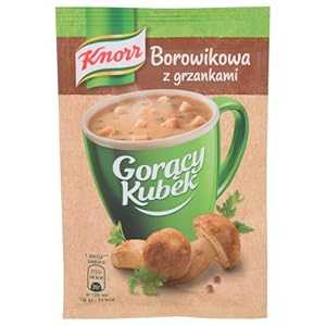 Knorr Goracy Kubek Borowikowa - ポルチーニ スープ - インスタント 5 x 14 g - Knorr Goracy Kubek Borowikowa - Boletus Soup - Instant 5 x 14 g -