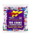 100 Count (Pack of 1), Assorted Flavors, Zotz Fizzy Candy Bag, Assorted Flavors, 100 Count Bag