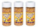 Garlic Gold Toasted Garlic Nuggets, Crunchy Roasted Garlic Seasoning, USDA Certified Organic Salad Topper, Keto Paleo Friendly (2.1 Ounces, 3 Pack)