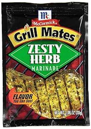 マコーミック グリルメイツ ゼスティ ハーブ マリネ ミックス (4 個パック) 1.06 オンス パケット McCormick Grill Mates Zesty Herb Marinade Mix (Pack of 4) 1.06 oz Packets マコーミック グリルメイツ ゼスティ ハーブ マリネ ミックス (4 個パック) 1.06 オンス パケット McCormick Grill Mates Zesty Herb Marinade Mix (Pack of 4) 1.06 oz Packets
