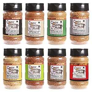 シンディ・リンのミックスBBQ調味料セット - 8パック CINDY LYNN'S RUBS AND MORE! Cindy Lynn s Mixed BBQ Seasoning Set - 8 Pack シンディ・リンのミックスBBQ調味料セット - 8パック CINDY LYNN'S RUBS AND MORE! Cindy Lynn s Mixed BBQ Seasoning Set - 8 Pack