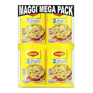 マギー 2 ミニッツ ヌードル マサラ、70 グラム パック (2.46 オンス) - 12 パック - インド製 Maggi 2 Minutes Noodles Masala, 70 grams pack (2.46 oz)- 12 pack - Made in India
