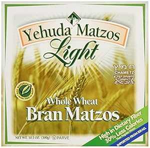 Yehuda ライト全粒小麦ふすま Matzo 10.5 オンス (3 パック) Yehuda Light Whole Wheat Bran Matzo 10...