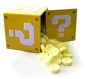 マリオブラザーズ クエスチョン マーク ボックス コイン キャンディー ディスプレイ、サワー ストロベ..