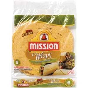 ミッション ハラペーニョ チェダー ラップ 6 カウント (6 個パック) Mission Jalapeno Cheddar Wraps 6 count (Pack of 6)