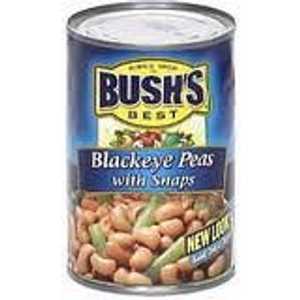 Bush's Blackeye Peas 15.5オンス缶 (6個パック) (スナップ付き) Bush's Best Bush's Blackeye Peas 15.5oz Cans (Pack of 6) (with Snaps) Bush's Blackeye Peas 15.5オンス缶 (6個パック) (スナップ付き) Bush's Best Bush's Blackeye Peas 15.5oz Cans (Pack of 6) (with Snaps)