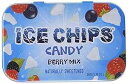 ICE CHIPS キャンディ 手作り缶ジューシーベリーミックスキャンディ、1.76 オンス ICE CHIPS Candy Hand Crafted Tin Juicy Berry Mix Candy, 1.76 Ounce