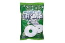 Lifesavers シュガーフリー ウィント O グリーン ミント ハード キャンディー (4 個パック) 2.75 オンス バッグ Life Savers ...