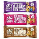 180 Snacks Nut and Seed Crunch Bar Variety Pack - Blueberry, Cranberry, Almond C...