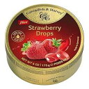 キャベンディッシュ&ハーベイ イチゴ入りキャンディドロップス 6オンス - 1パック Cavendish & Harvey Strawberry Filled ...