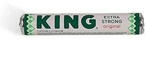 キング エクストラストロング ペパーミント ロール (36 個入りボックス) King Extra Stong Peppermint Rolls (36 Count Box)
