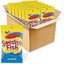 SWEDISH FISH Soft & Chewy Candy, Bulk Candy, 12-8 oz Bags