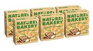 Nature's Bakery オートミール クランブル バー、アップル、6~6 カウントボックス (36 バー)、ビーガンスナック、非遺伝子組み換え Nature's Bakery Oatmeal Crumble Bars, Apple, 6-6 Count Boxes (36 Bars), Vegan Snacks, Non-GMO