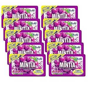 Mintia Grape 0.2oz 10pcs Japanese Tablet Candy Ninjapo