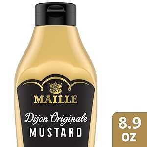 ディジョン オリジナル、マリネ、マスタード ソース、おいしいレシピ用マイユ マスタード ディジョン オリジナル スクイーズ 人工着色料や香料不使用 8.9 オンス Dijon Originale, Maille Mustard for Marinades, Mustard Sauce and Tasty Recipes Di