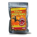 Kickin' Ninja Munch スパイシー トレイル ミックス - 面白い忍者のデザイン - 男性向けの食用ギフト - スパイシー ミックス、米国製 G...