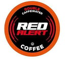 Red Alert Coffee エクストラストロングコーヒーポッド (リサイクル可能) 2.0 キューリグ K カップ ブルワーに対応、カフェイン、40 カウント (1 個パック) Red Alert Coffee Extra Strong Coffee Pods (Recyclable) Compatible With 2.0 Keur