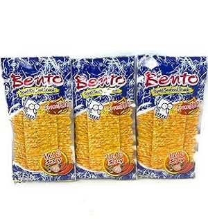 弁当イカシーフードスナックホット&スパイシー0.7オンス、(3パック) Bento & Co Bento Squid Seafood Snack Hot & Spicy 0.7oz, (3 Pack)