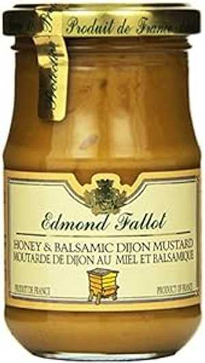 エドモン・ファローのハチミツとバルサミコのディジョンマスタード(7.4オンス) Honey and Balsamic Dijon Mustard by Edmond Fallot (7.4 ounce)