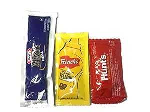 マヨネーズ、ケチャップ、マスタードの持ち運び用調味料コンボ - 各 25 パケット Kraft Mayo, Ketchup, & Mustard On-the-go Condiment Combo - 25 Packets of Each