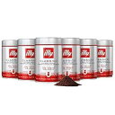 Illy Caffe Coffee - 挽いたコーヒー - ドリップコーヒーメーカー用ミディアムロースト - 8.8オンス - 6個入りケース Illy Caffe Coffee - Ground Coffee - Medium Roast for Drip Coffeemakers - 8.8 oz - Case of 6