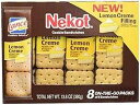ランス ネコット クッキーサンド レモンクリームフィリング 8個入 (3個パック) Lance Nekot Cookie Sandwiches Lemon Creme Filling 8 Count (Pack of 3)(4)