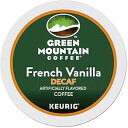 キューリグ グリーン マウンテン コーヒー風味のフレンチ バニラ デカフェ、ライト ロースト、96 パック Keurig Green Mountain Coffee Flavored French Vanilla Decaf, Light Roast, 96 Pack