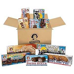 Little Debbie Variety Pack, Zebra Cakes, Cosmic Brownies, Honey Buns, Oatmeal Creme Pies, and Sw..