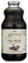 レイクウッド オーガニック ピュア プルーン、32 オンス (6 個パック) Lakewood Organic Pure Prune, 32 Ounce (Pack of 6)