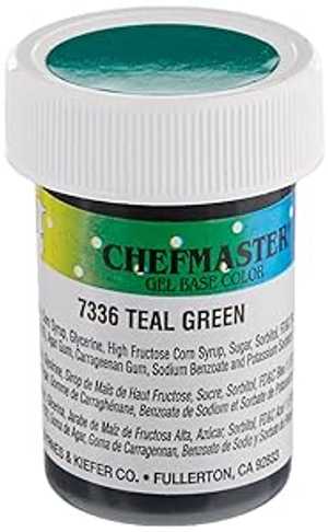 シェフマスター ジェル 食用色素、1オンス、ティール Chefmaster Gel Food Color, 1-Ounce, Teal シェフマスター ジェル 食用色素、1オンス、ティール Chefmaster Gel Food Color, 1-Ounce, Teal