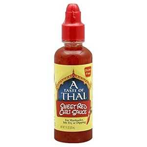 タイのスイートチリソースの味 - 7液量オンスのケース、2パック A Taste of Thai Taste of Thai Sweet Chili Sauce - Case of 7 Fl oz, 2 Pack
