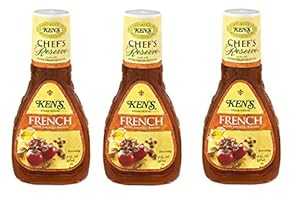 Ken's Chef's Reserve フレンチドレッシング スモークベーコン入り (3本パック) 9オンスボトル Ken's C..