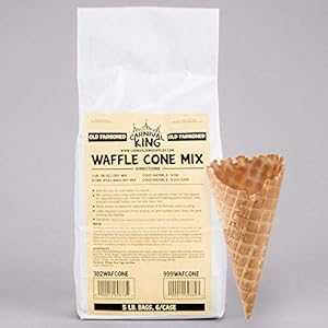 カーニバルキング オールド ファッション ワッフル コーン ミックス 5 ポンド バッグ - 6 個/ケース TableTop King Carnival King Old Fashioned Waffle Cone Mix 5 lb. Bag - 6/Case
