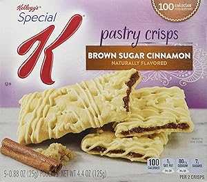Kellogg's Special K Pastry Crisps, Brown Sugar Cinnamon, 5 Count