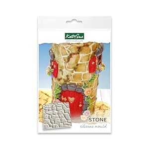 Katy Sue Stone-Effect Silicone Mold for Cake, Cookie Decorating, & Cra...