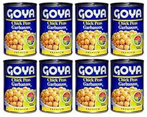 Goya Chick Peas Garbanzo 15.5 oz.cans (PACK OF 8 Cans) Goya Chick Peas Garbanzo 15.5 oz.cans (PACK OF 8 Cans)