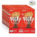 ポッキー チョコレートクリームがけビスケットスティック 47グラム(10本入り) タイ産 Pocky Chocolate Cream Covered Biscuit Sticks 47 Gram (Pack of 10) Product of Thailand