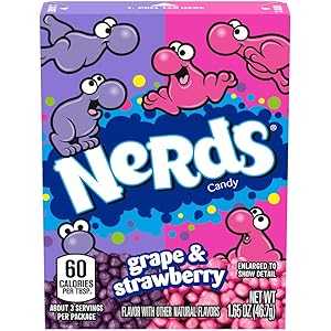 Nerds Grape & Strawberry 1.65 Ounce (Pack of 18)