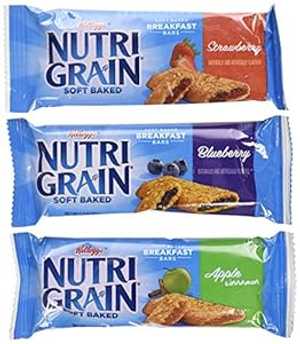 Nutri-Grain-Kellogg's シリアルバー バラエティパック、1.3 オンス、48 個 Nutri-Grain-Kellogg's Cereal Bars Variety Pack, 1.3 oz, 48-Count
