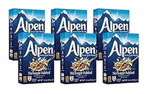 Alpen ߥ塼꡼ꥢ롢̵źá14  (6 ĥѥå) Three Sisters Alpen Muesli Cere...