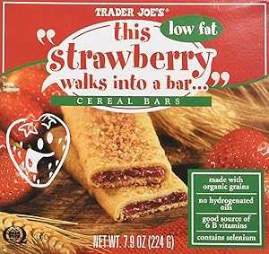 Trader Joe's This Strawberry Walks Into a Bar シリアルバー (低脂肪) 1 箱入り Trader Joe's This Strawberry Walks Into a Bar Cereal Bars (Low Fat) 1 Box Con... Trader Joe's This Strawberry Walks Into a Bar シリアルバー (低脂肪) 1 箱入り Trader Joe's This Strawberry Walks Into a Bar Cereal Bars (Low Fat) 1 Box Con...