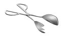 American Metalcraft TONG2 ステンレススチール スリータイン スプーン/フォーク トング American Metalcraft TON...
