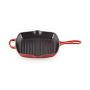 Le Creuset Enameled Cast Iron Signature Square Skillet Grill, 10.25