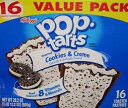 ポップタルト フロストクッキー & クリームトースターペストリー Pop-Tarts Frosted Cookies & Creme Toaster Pastries
