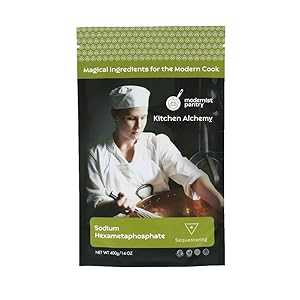 Modernist Pantry Pure Sodium Hexametaphosphate Non-GMO Vegan OU Kosher Certified - 400g/14oz Modernist Pantry Pure Sodium Hexametaphosphate Non-GMO Vegan OU Kosher Certified - 400g/14oz