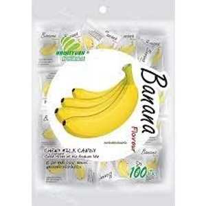 My Chewy Milk Candy Chewy Delicious Banana Flavor Net Wt 360 G (100 Pelets) X 1 Bags by Sandee shop My Chewy Milk Candy Chewy Delicious Banana Flavor Net Wt 360 G (100 Pellets) X 1 Bags by Sandee shop(4)
