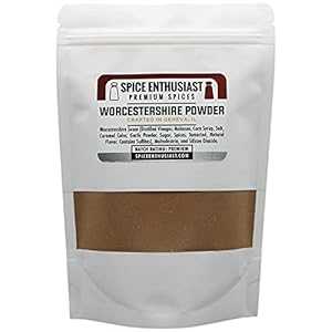 Spice Enthusiast ウスターソースパウダー - 8オンス Spice Enthusiast Worcestershire Sauce Powder - 8 oz