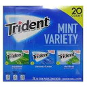 New 818120 Trident Gum Mint Variety Pack 14Ct (20-Pack) Gums Cheap Wholesale Discount Bulk Candy Gums Fashion Accessories