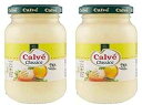カルヴェ:「クラシカ」イタリアンマヨネーズ 225ml 瓶(2本入) 計450ml Calvè Calv :"Classica" Italian Mayonnaise 225ml Jar (Pack of 2) Total 450ml