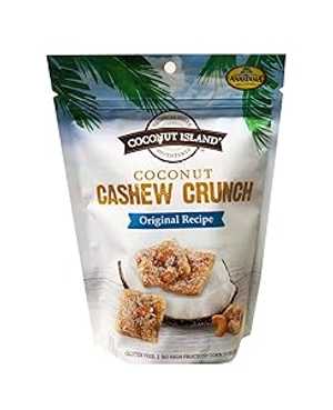 Anastasia Coconut Cashew Crunch &Dark Chocolate Coco bites 5oz, 1 Pack (Coconut Cashew, Original Recipe)